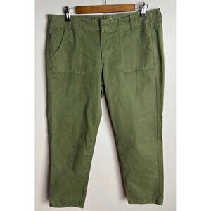 J.Crew Olive Green Utility Cotton Chino Pants 31377 Size 10 Women’s